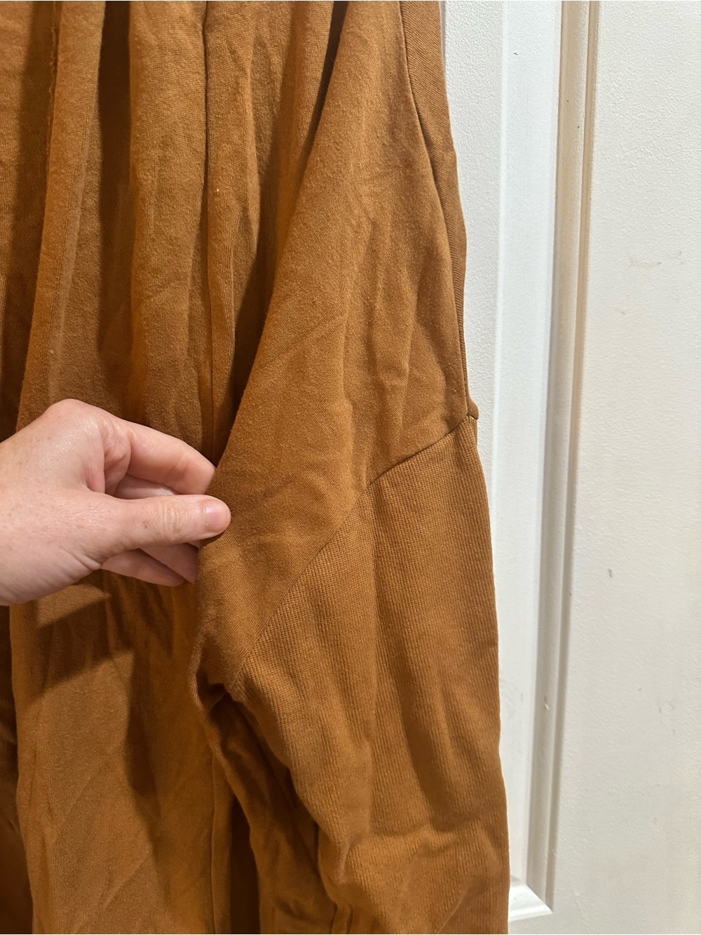 Pact Open-Front Pocketed Cardigan — Brown long line - Picture 4 of 8